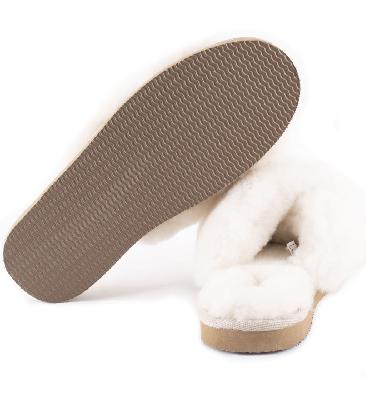 SL61245 - Shepherd Lovisa Ladies Open-Toe Sheepskin Slipper